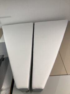 Matratzen für Bugkabine weiß