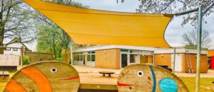 Sonnensegel-Kita-System für schöne Spielstunden im Schatten
