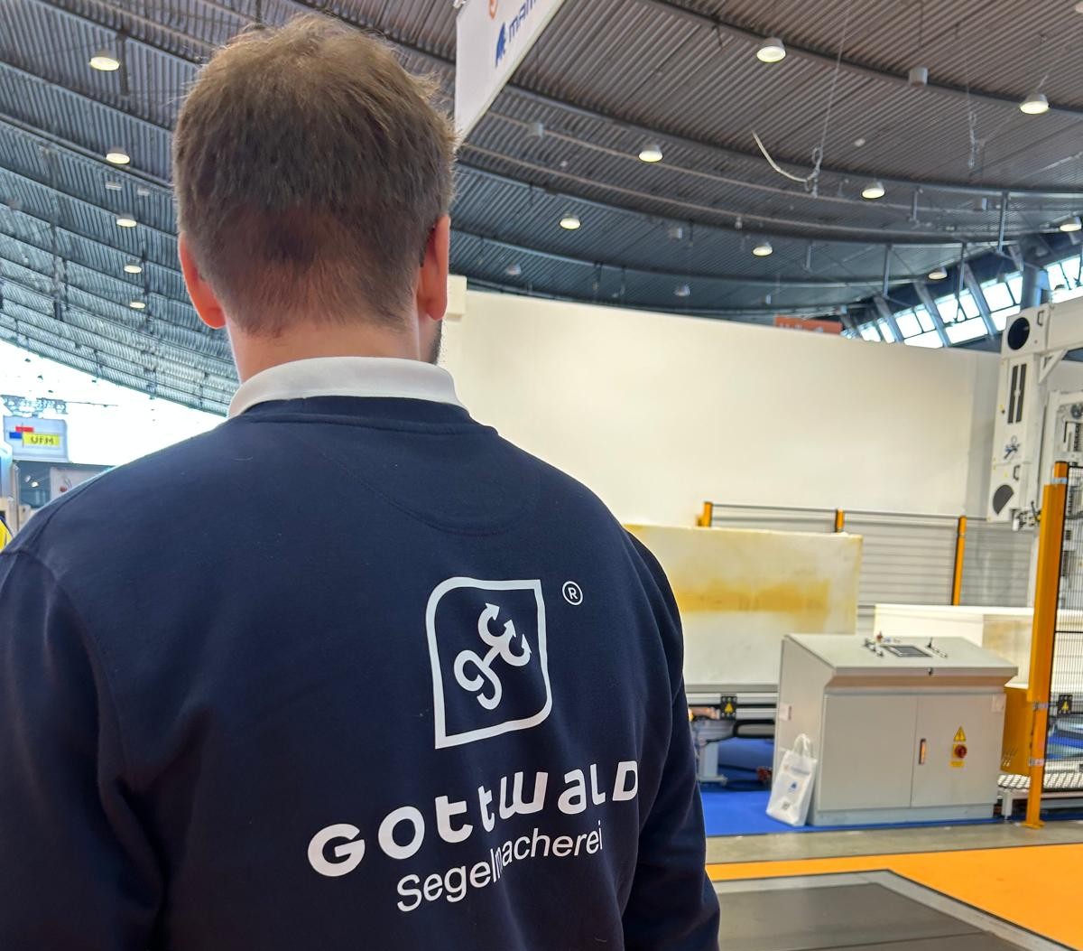 Messebesuch der Segelmacherei Gottwald